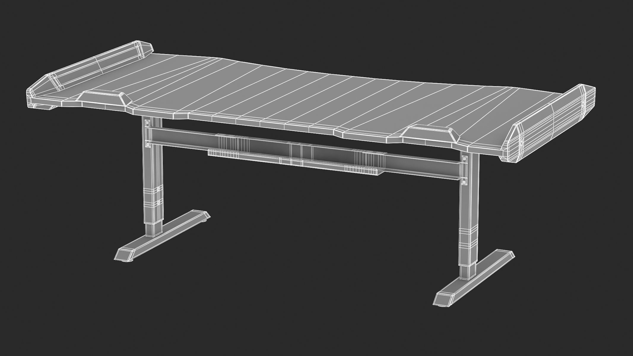 Gaming Desk 2 3D model_25