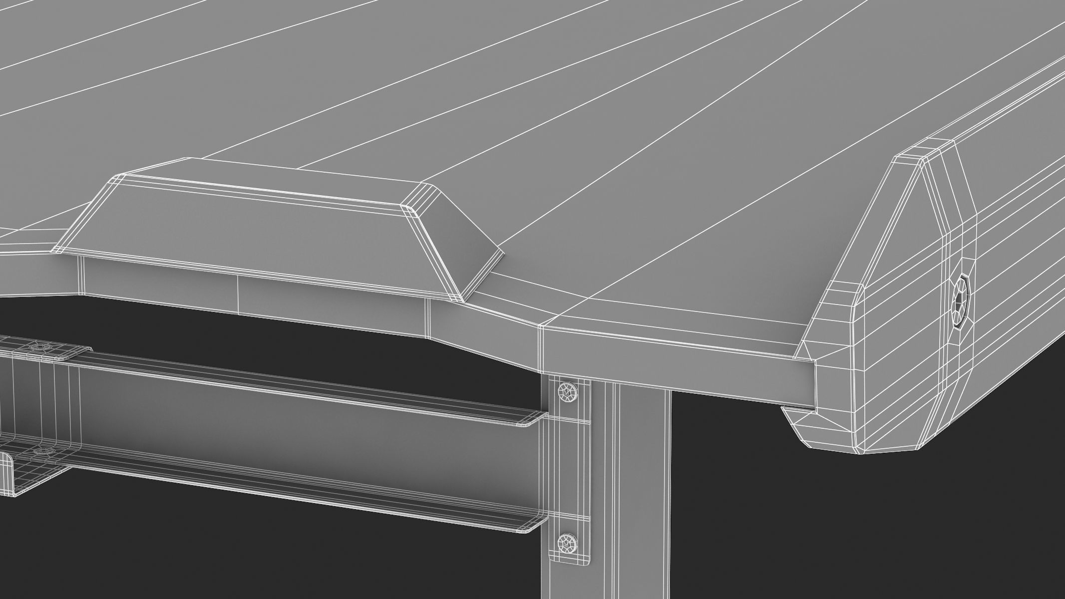 Gaming Desk 2 3D model_35