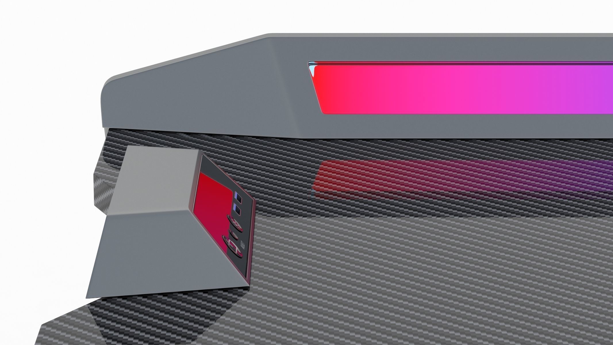 Gaming Desk 2 3D model_13