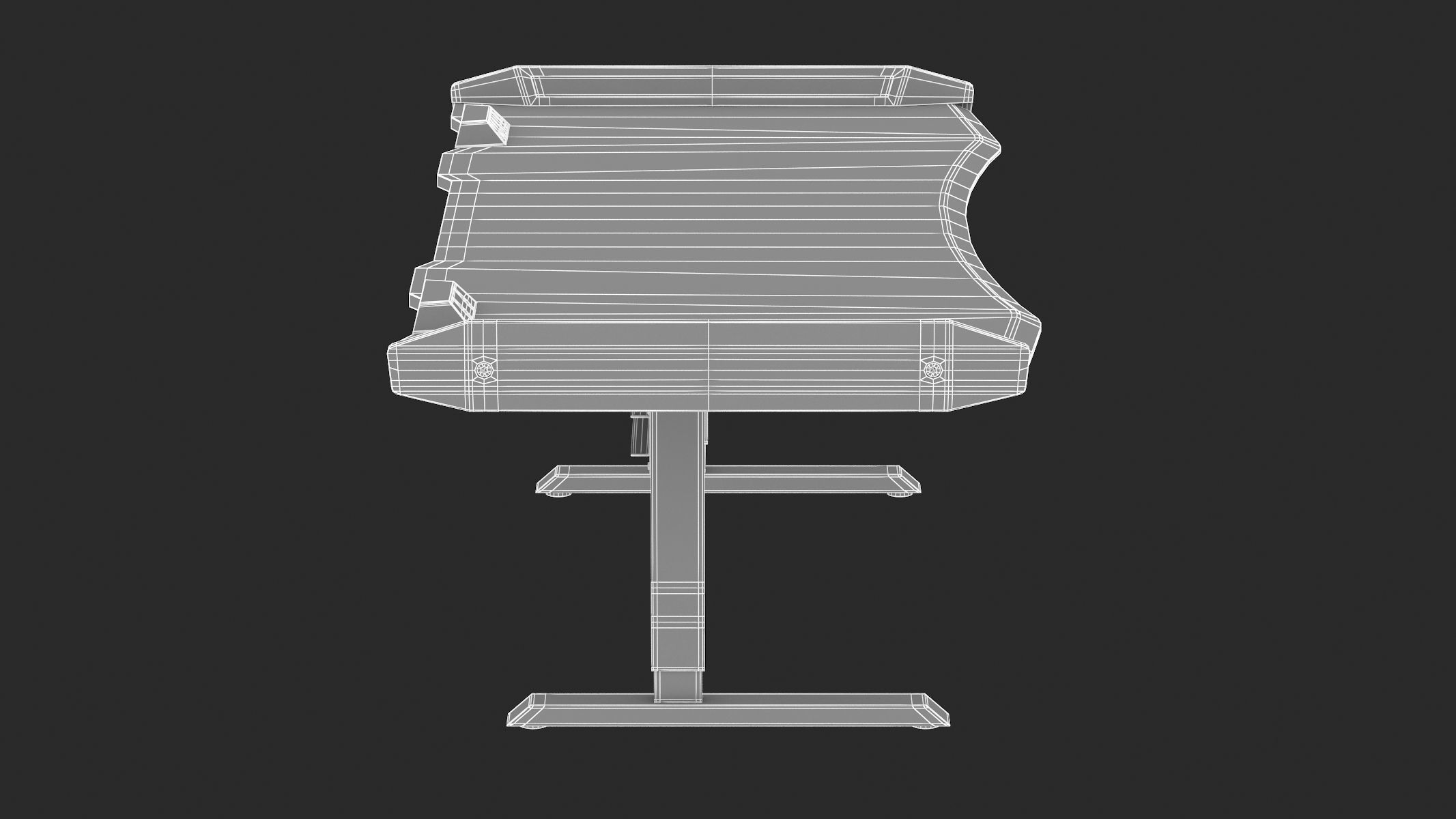 Gaming Desk 2 3D model_23