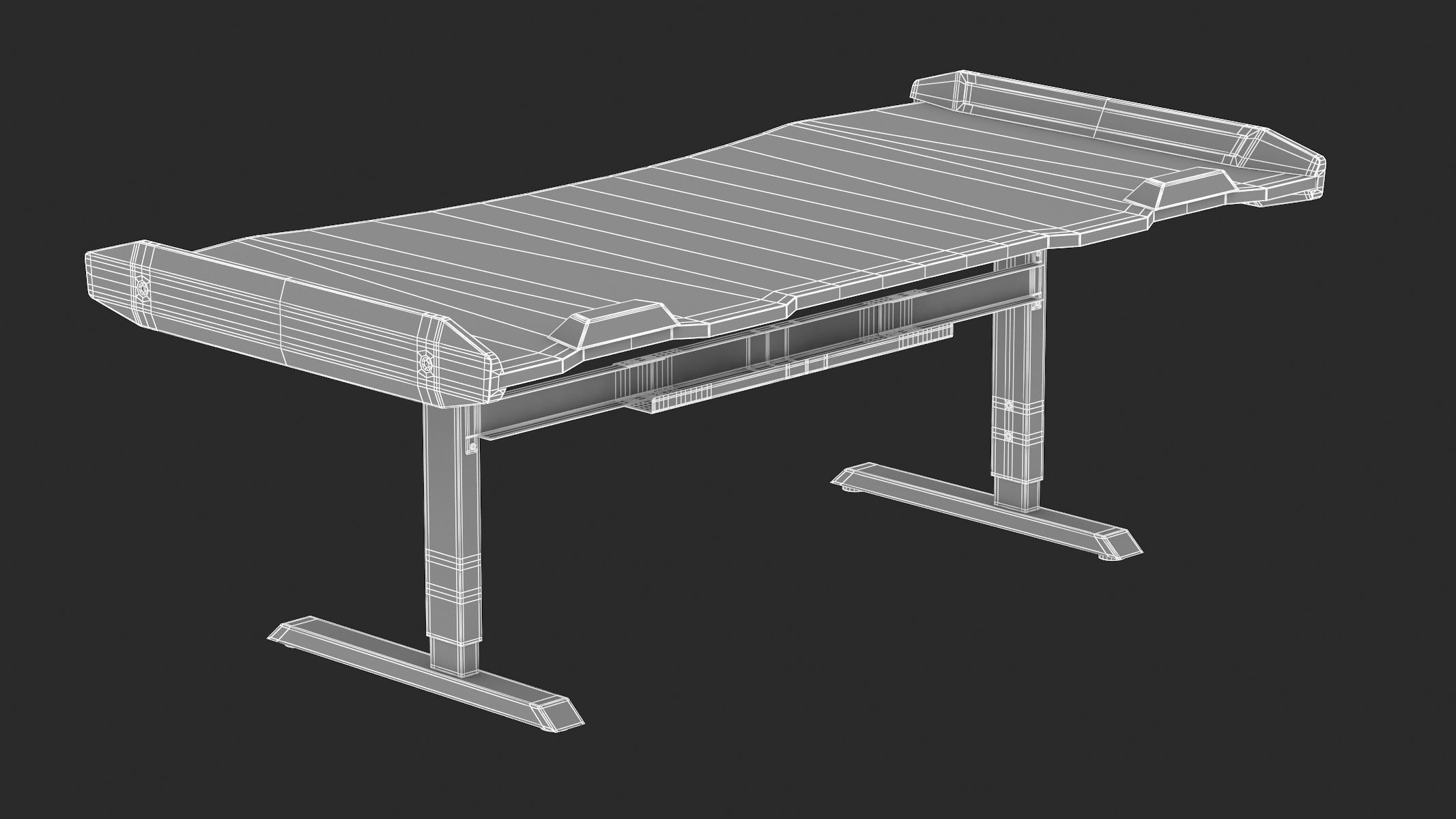 Gaming Desk 2 3D model_27