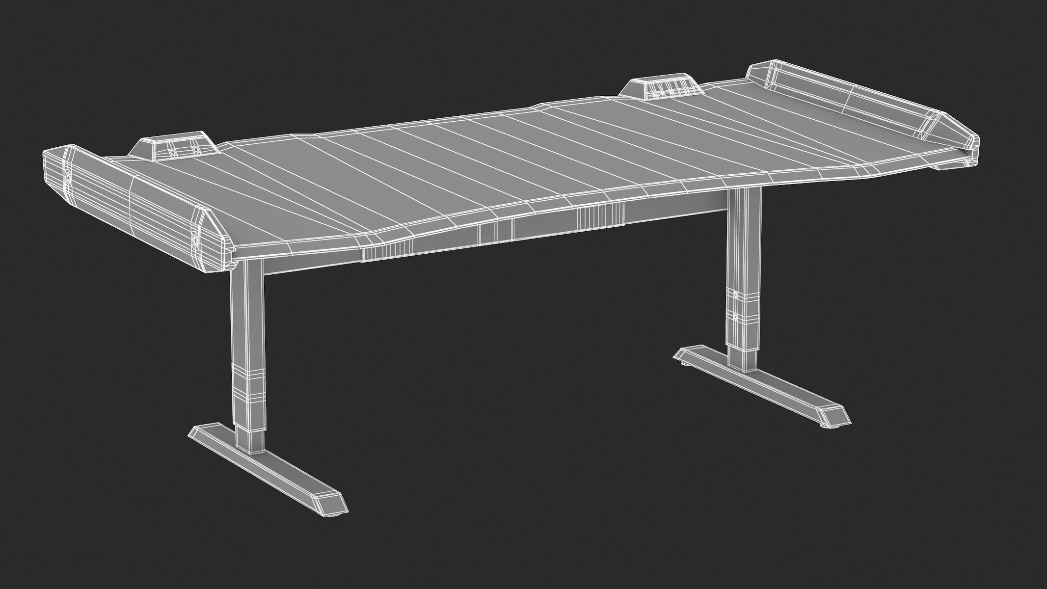 Gaming Desk 2 3D model_21