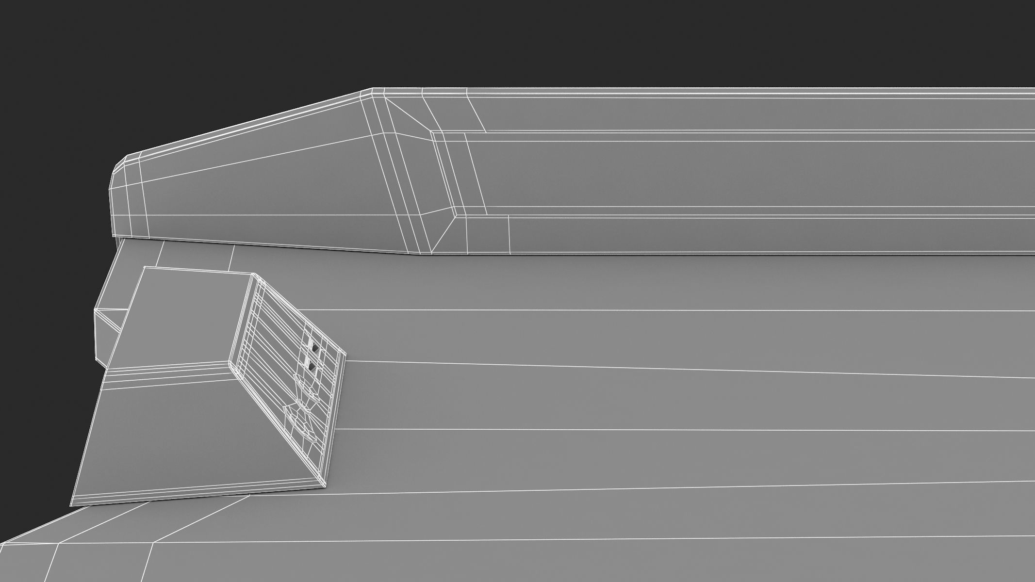 Gaming Desk 2 3D model_33