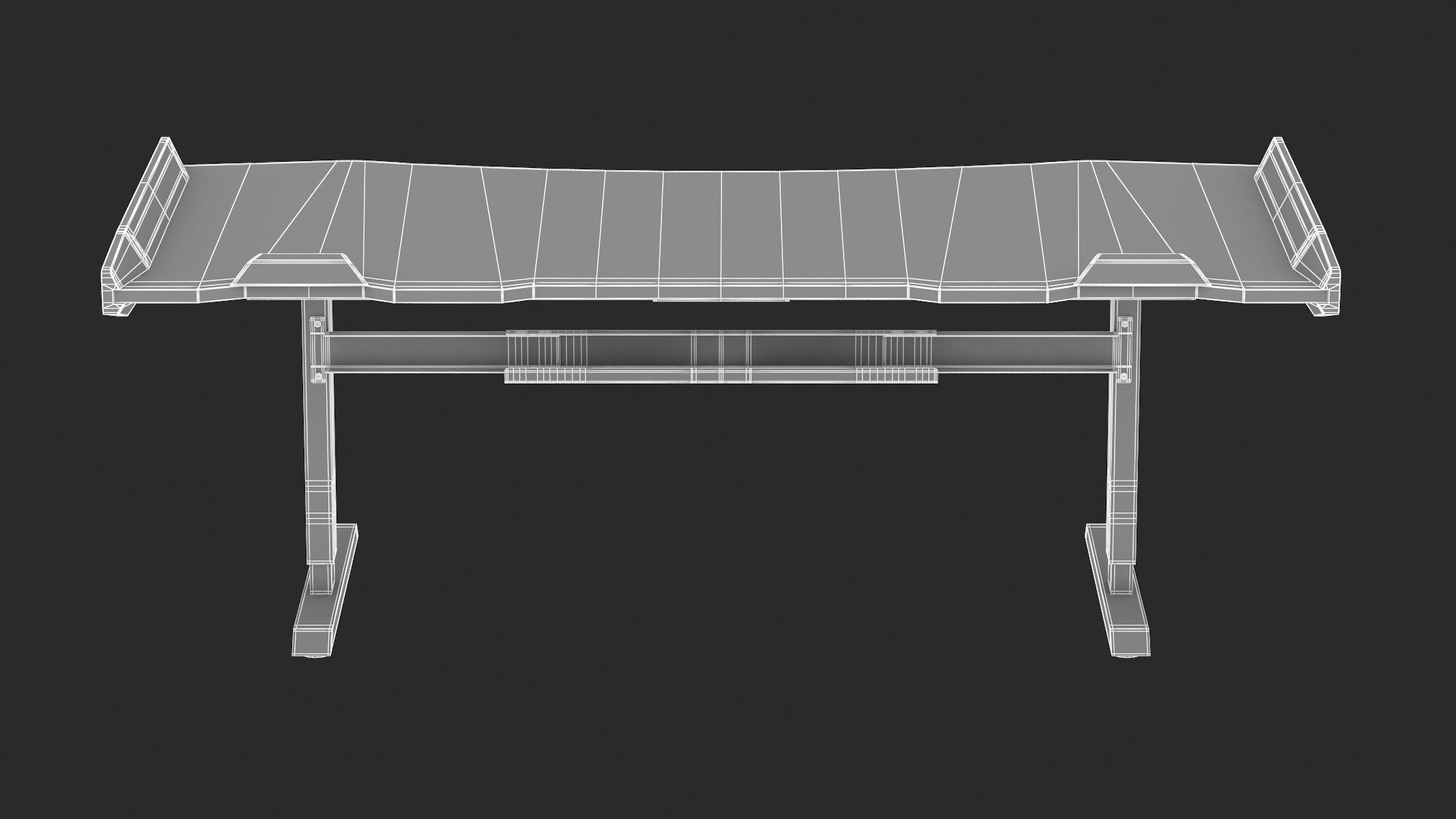 Gaming Desk 2 3D model_26