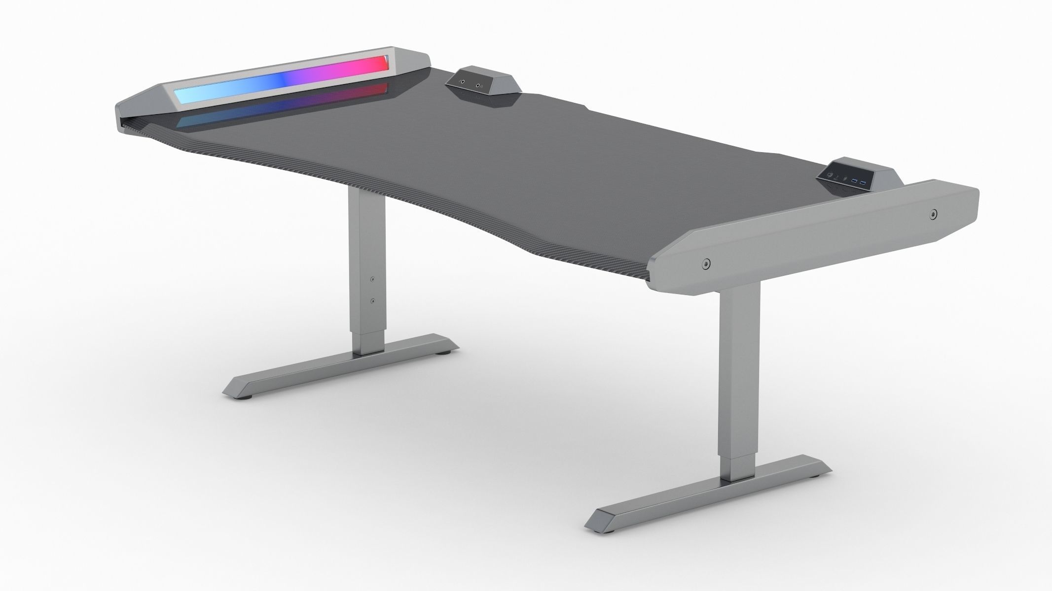 Gaming Desk 2 3D model_9