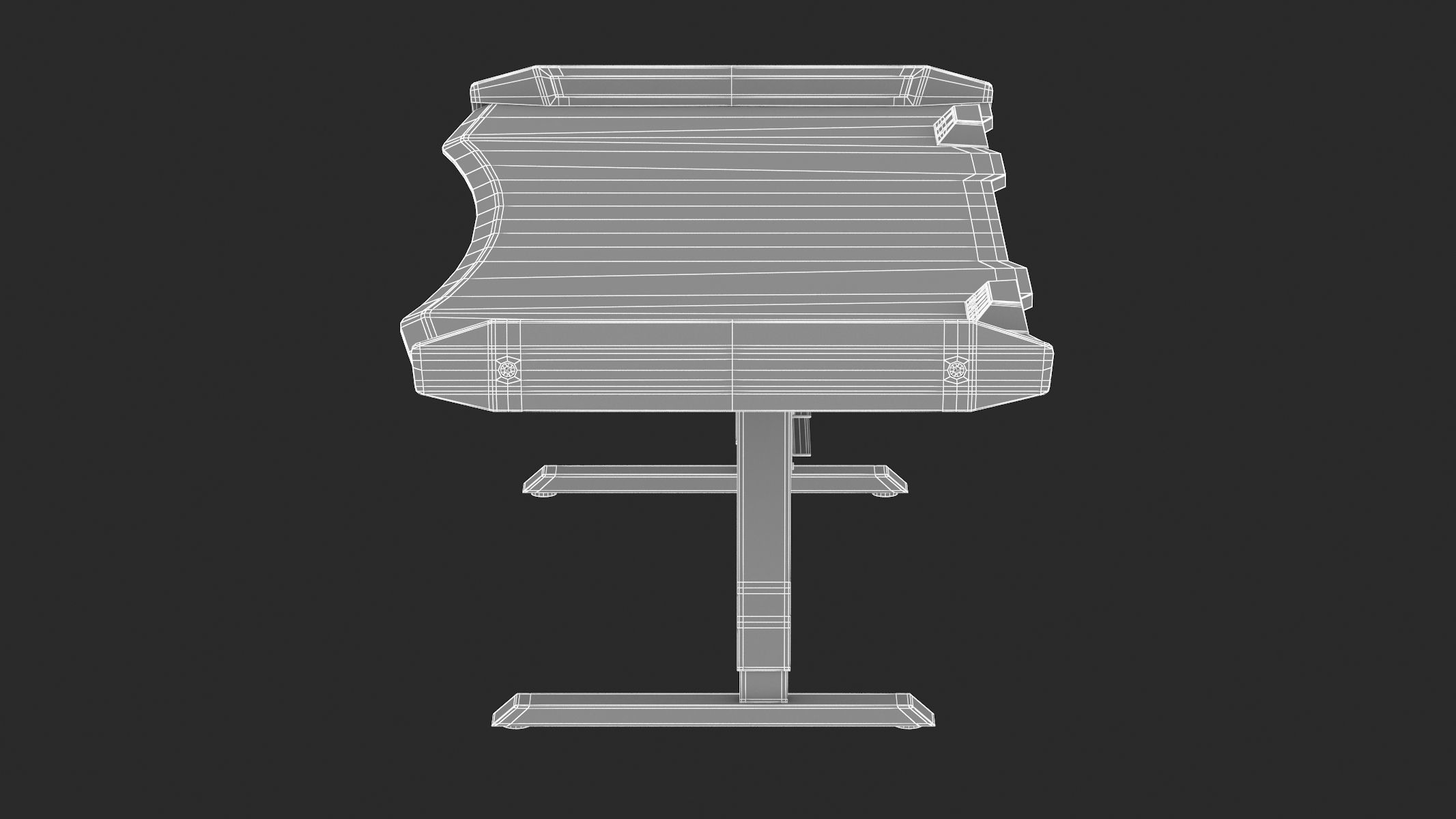 Gaming Desk 2 3D model_28