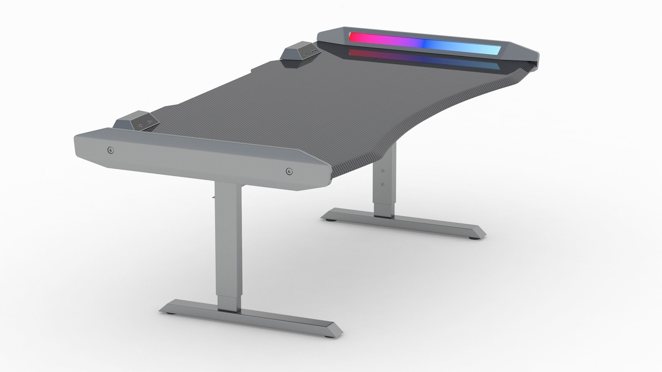 Gaming Desk 2 3D model_2