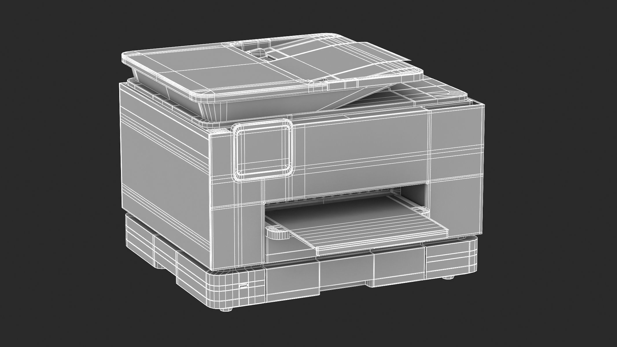 Office Printer 3D model_22