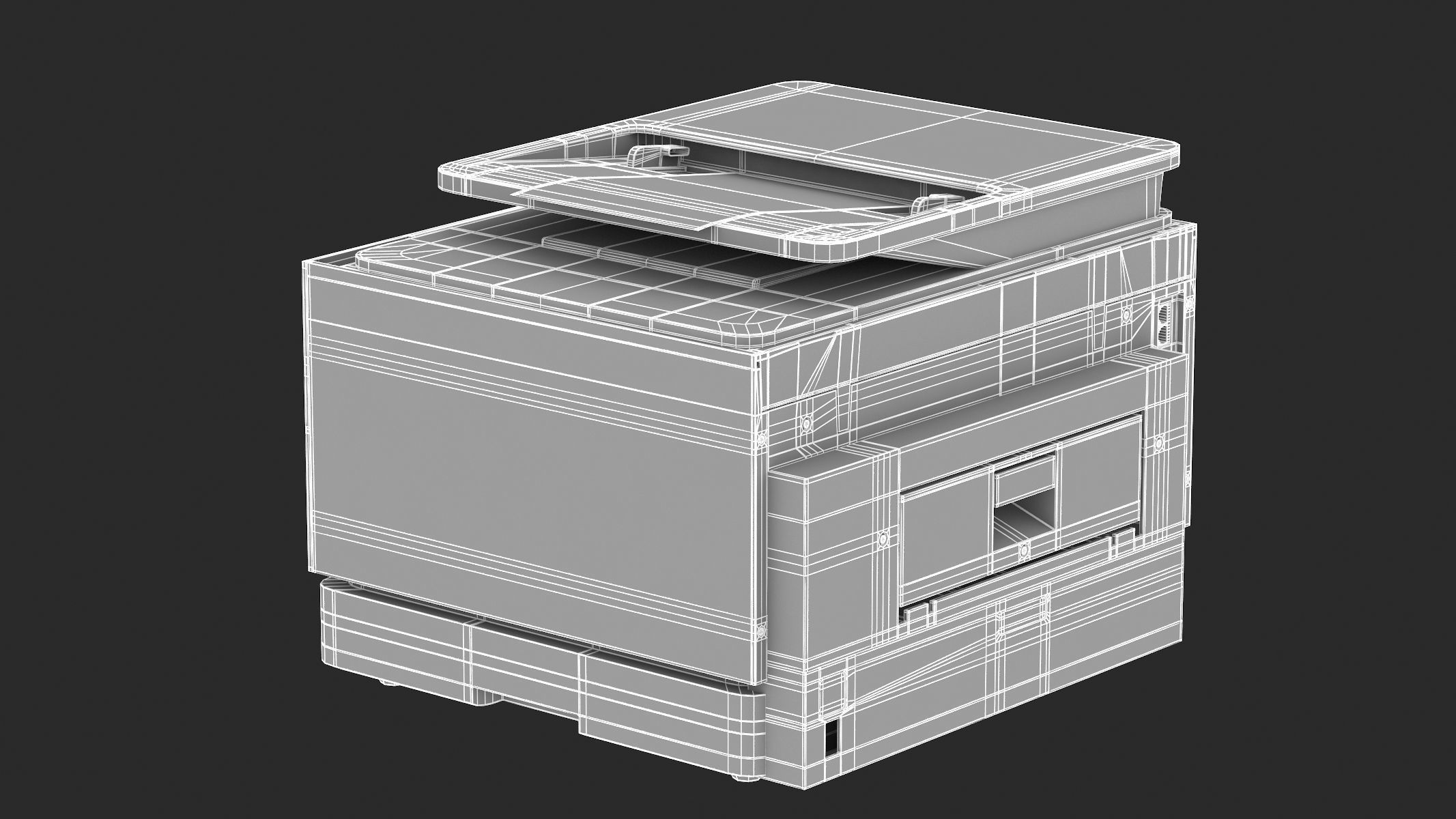 Office Printer 3D model_28