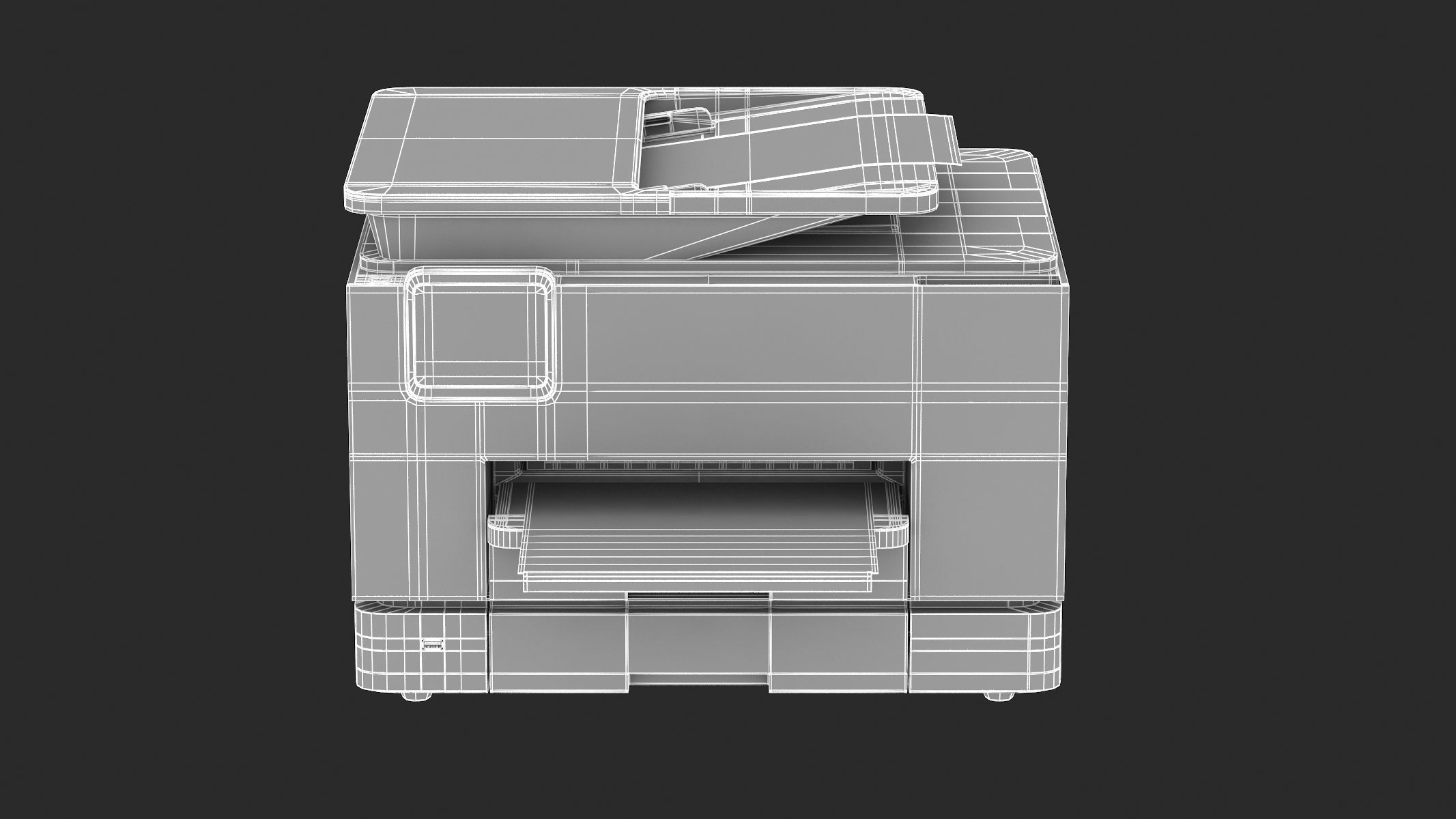 Office Printer 3D model_21