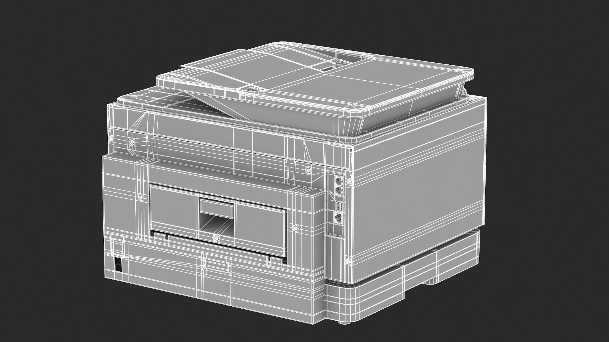 Office Printer 3D model_26