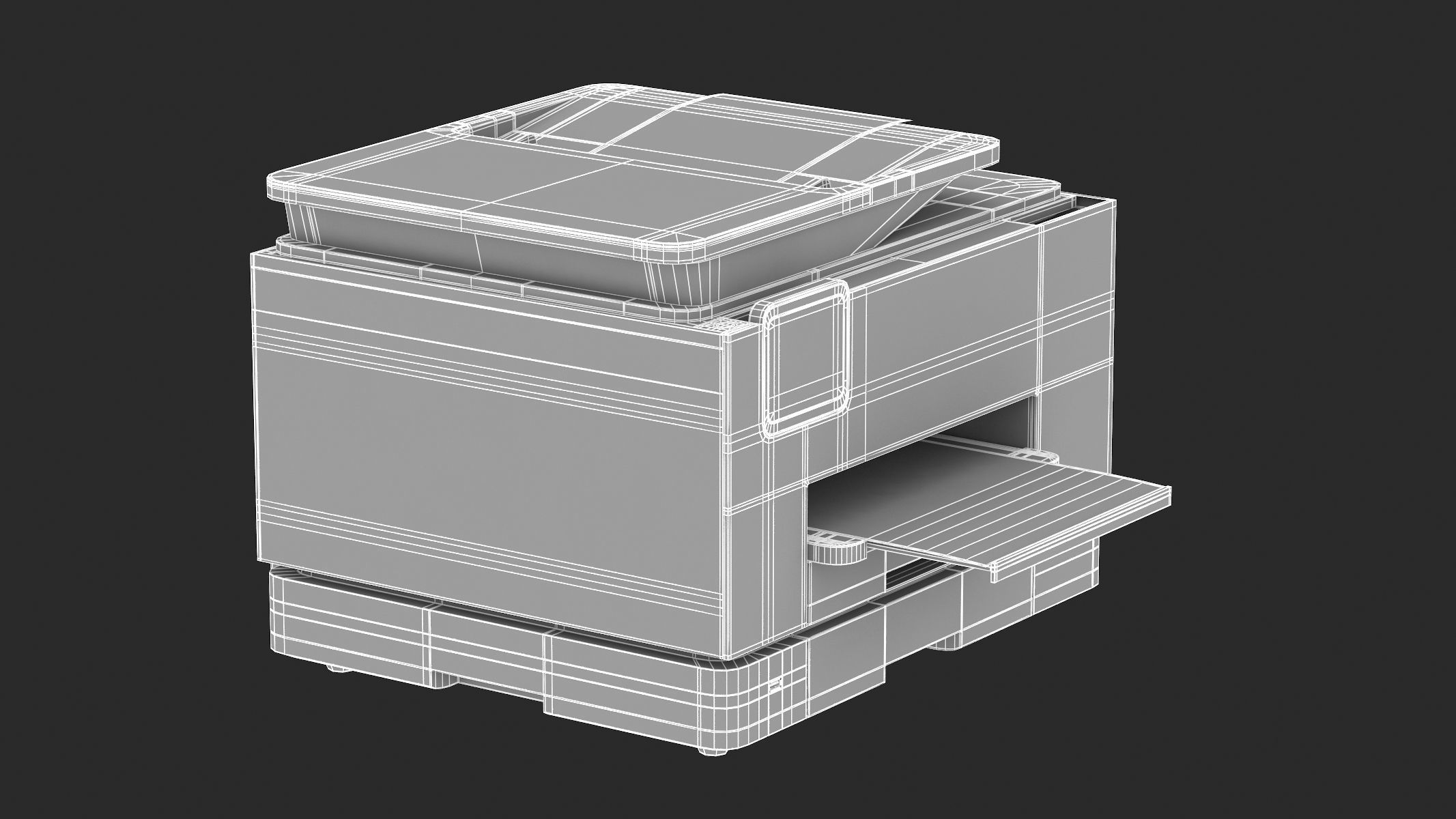 Office Printer 3D model_23