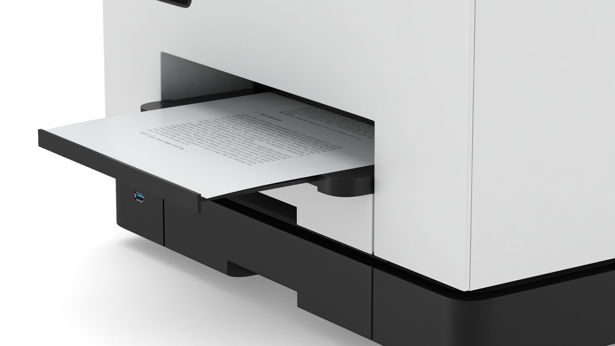 Office Printer 3D model_10