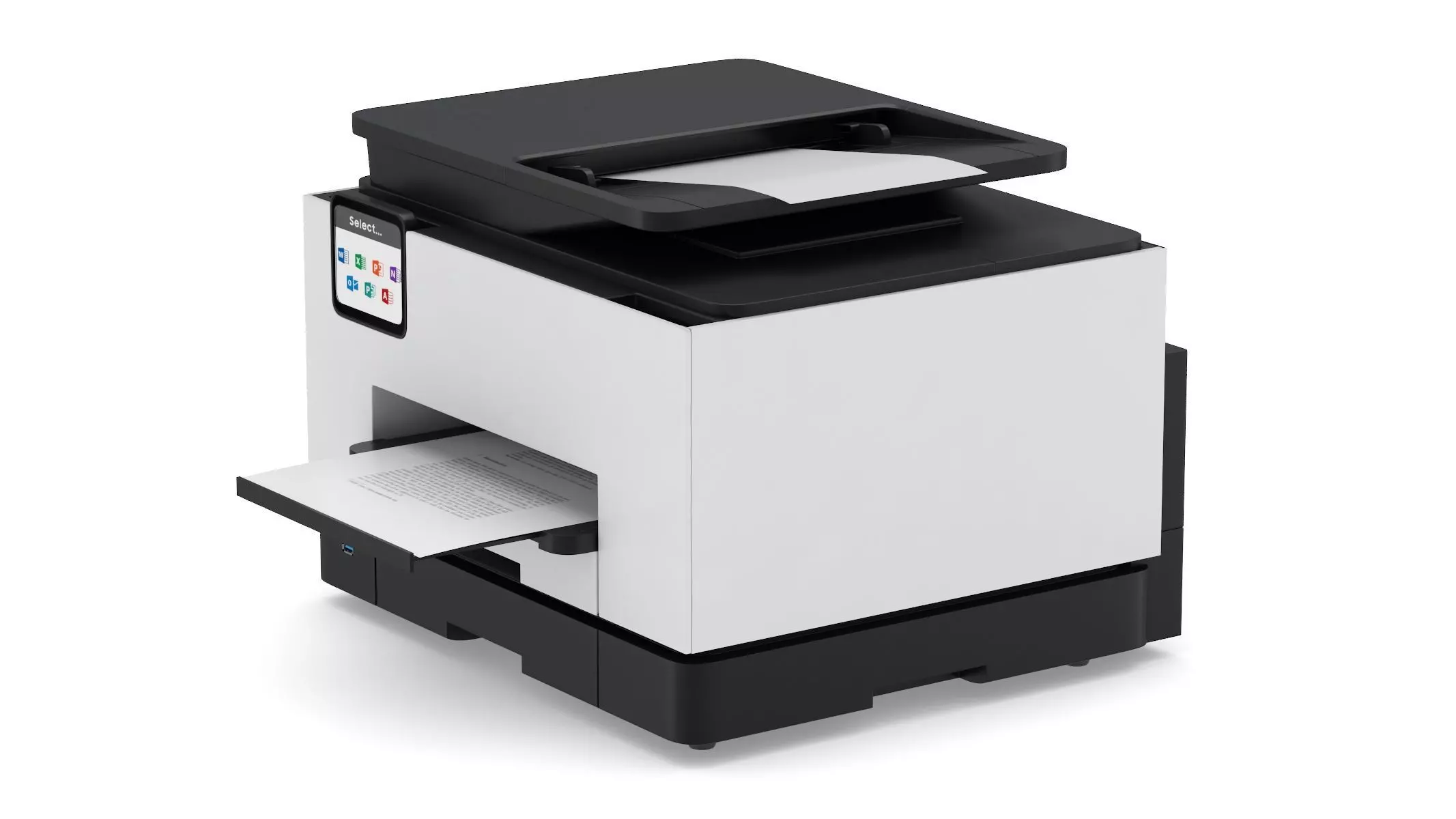 Office Printer 3D model_0