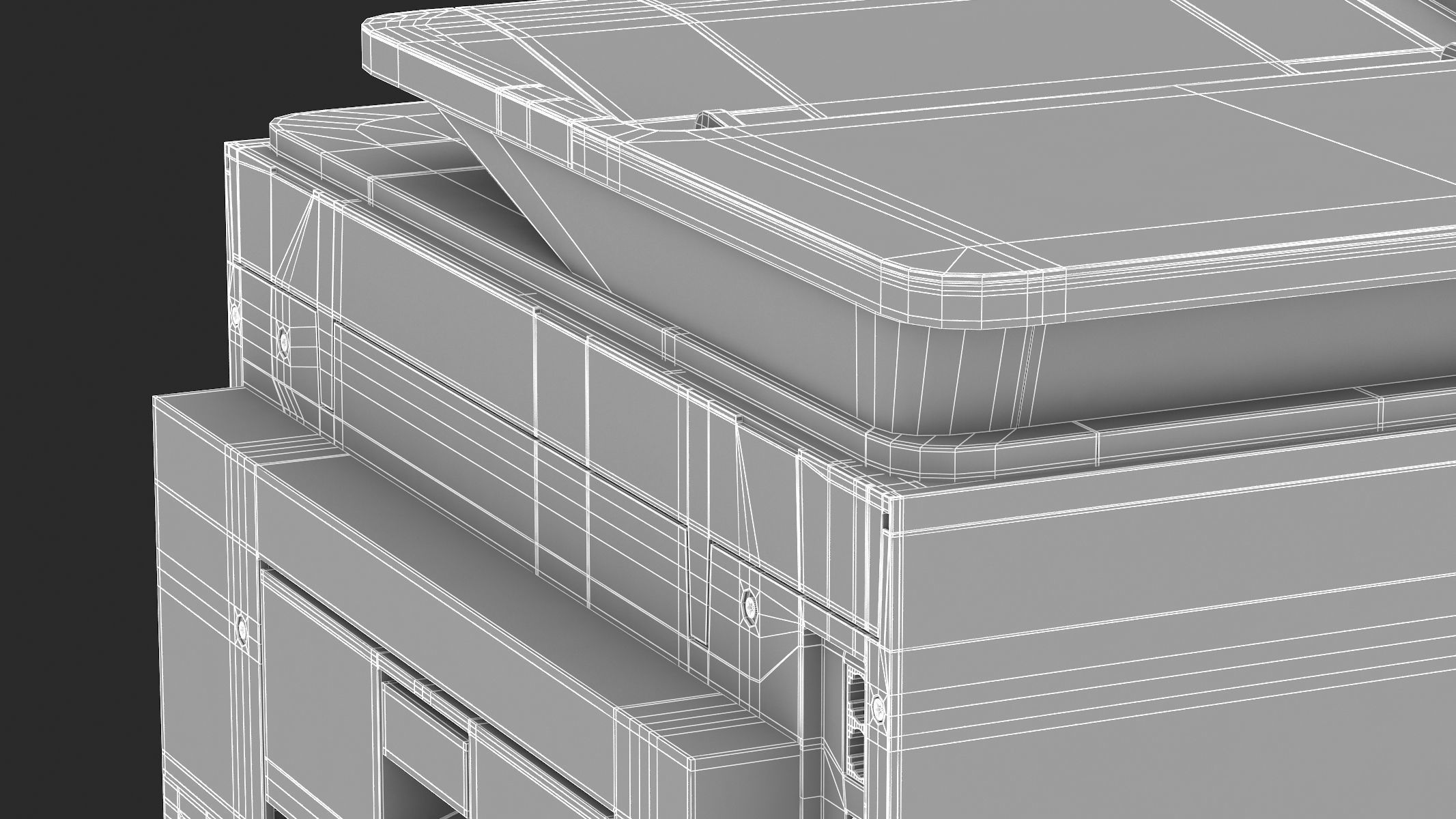 Office Printer 3D model_35