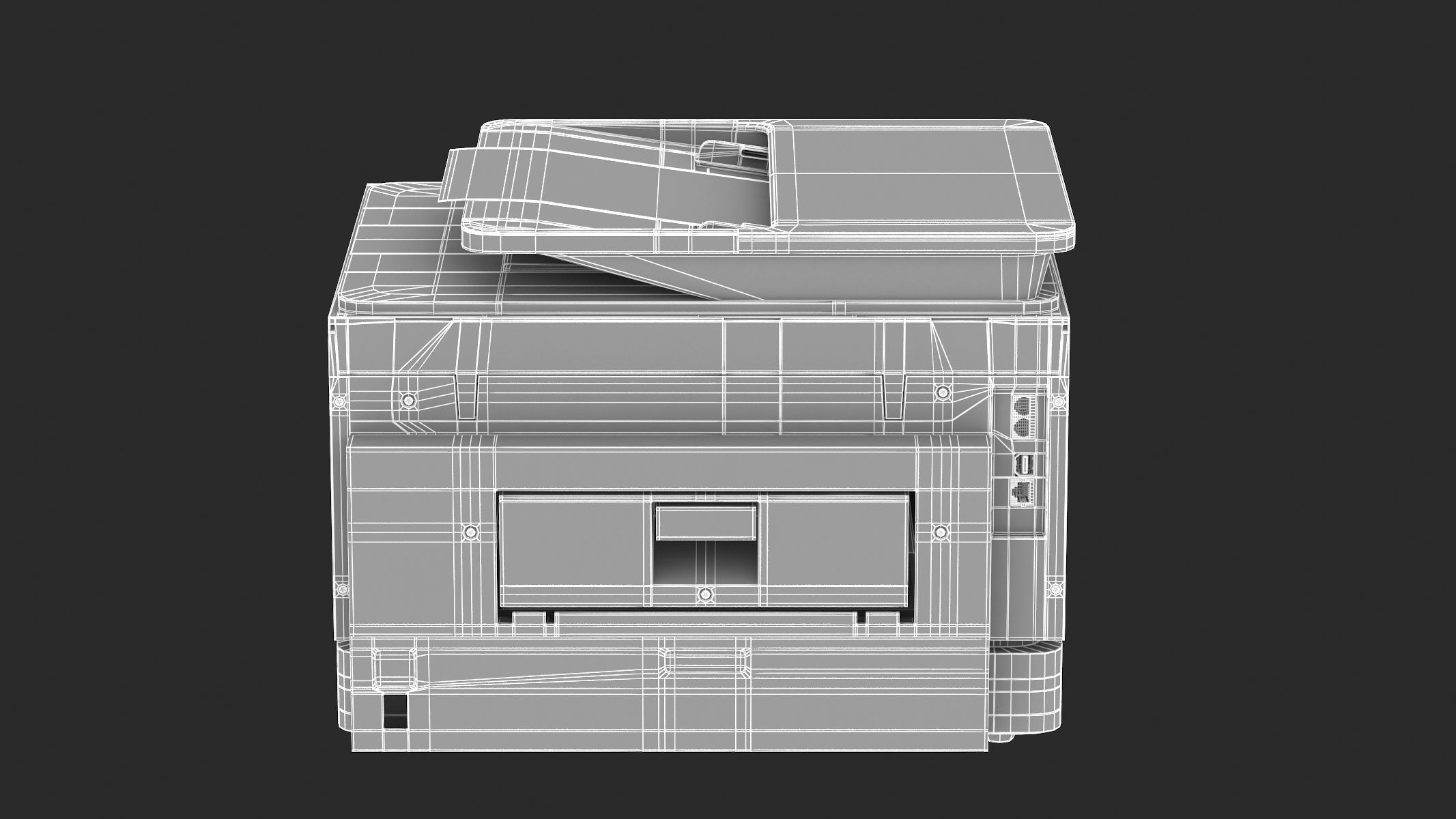 Office Printer 3D model_27