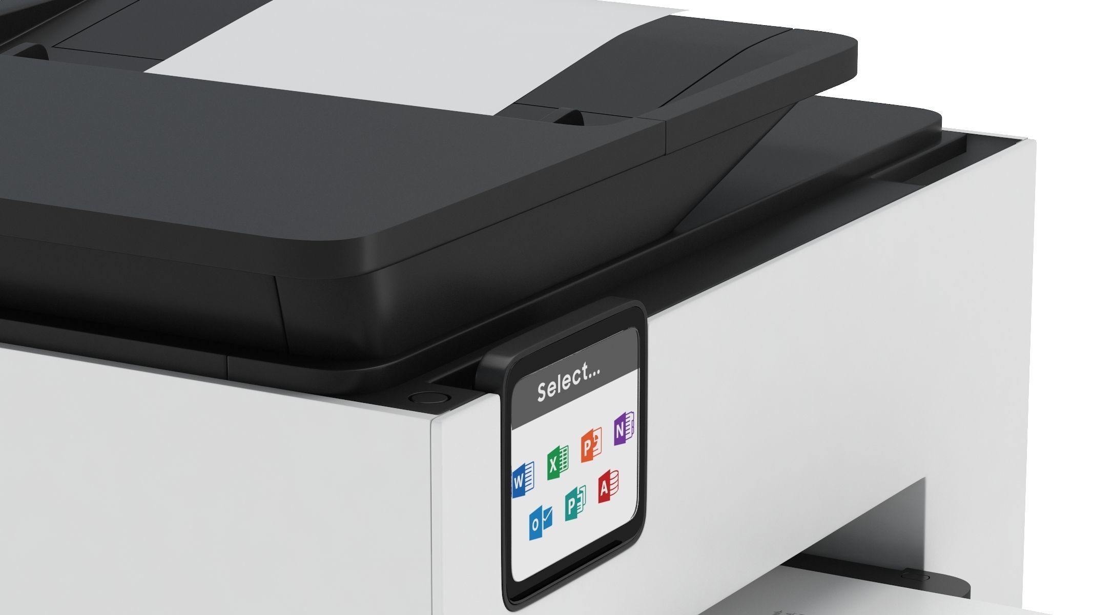 Office Printer 3D model_13