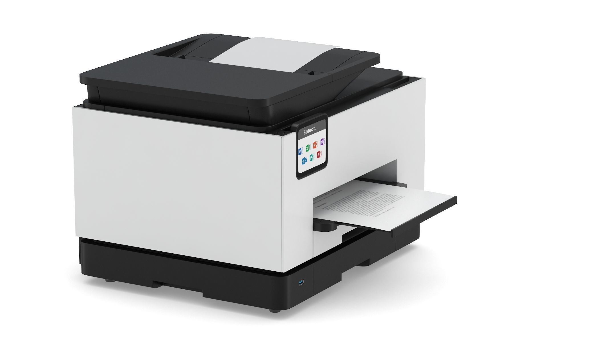Office Printer 3D model_3