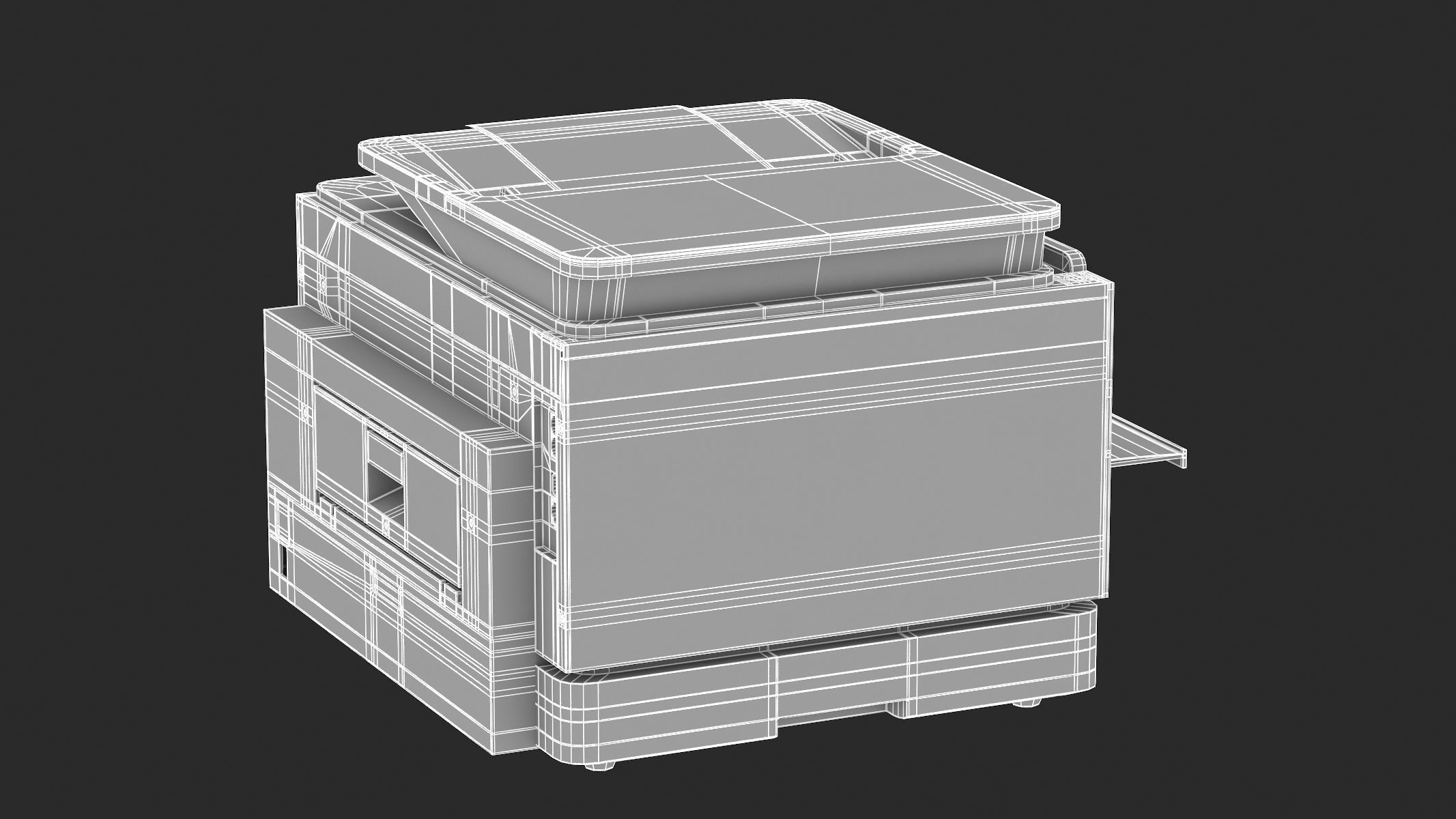 Office Printer 3D model_25