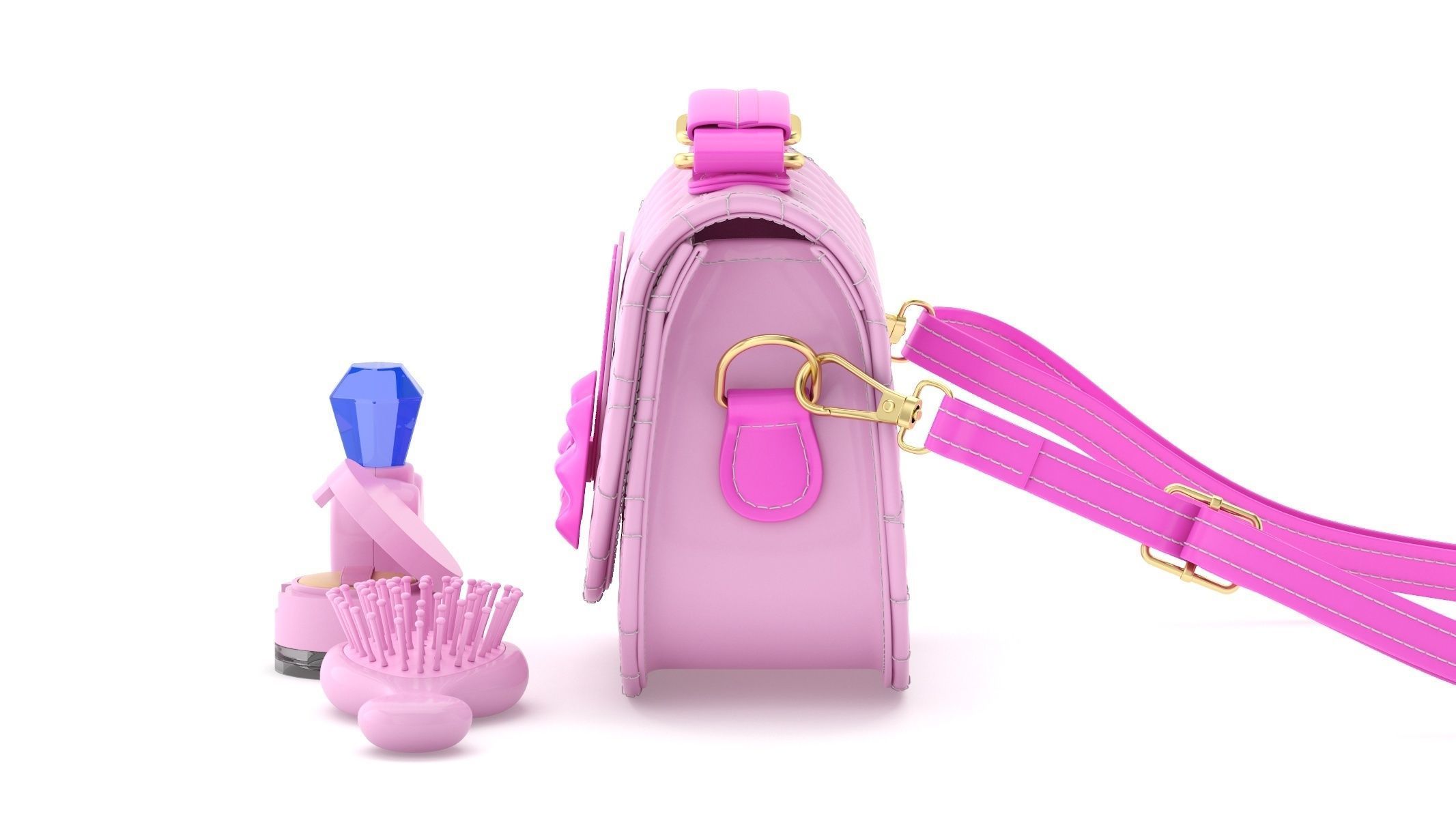 Play Purse Set 3D model_6