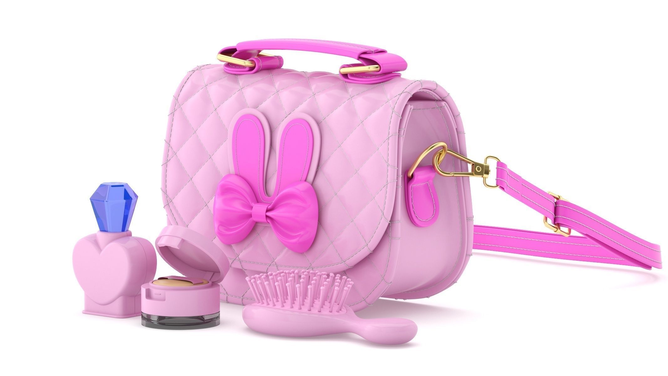 Play Purse Set 3D model_7