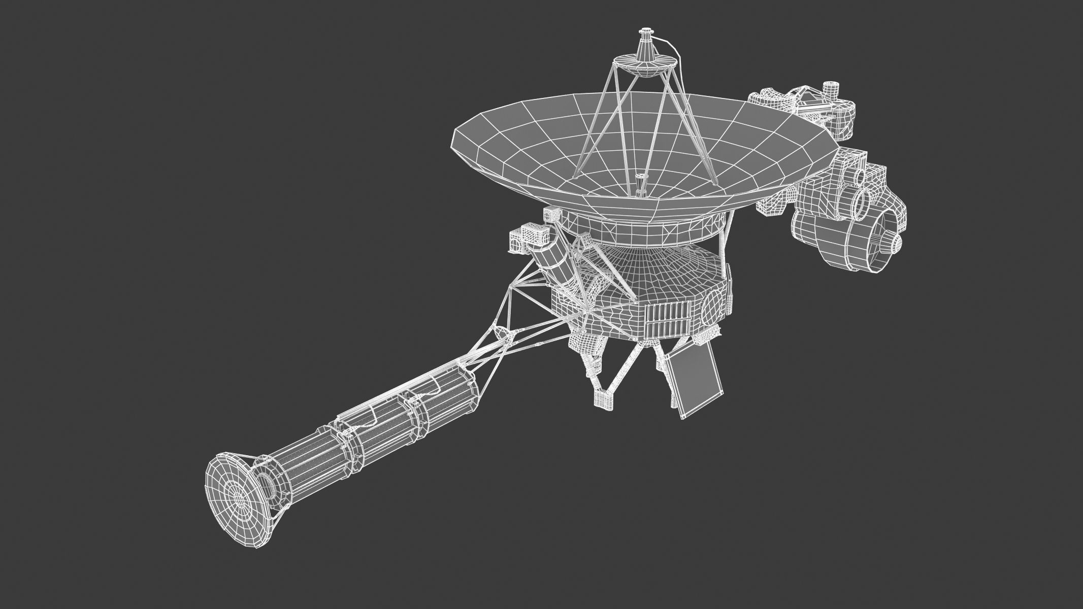 Voyager 1 3D model_21