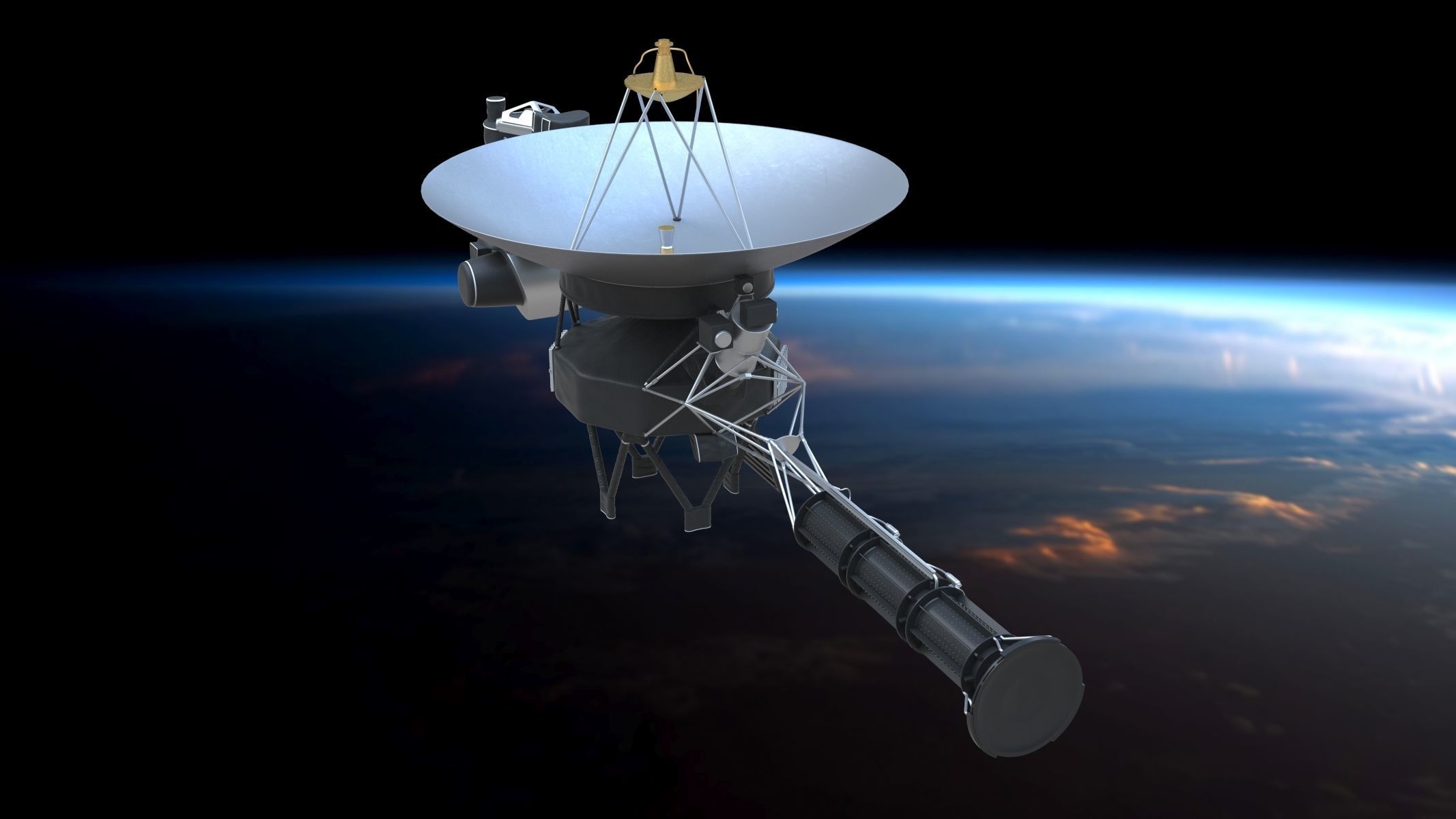 Voyager 1 3D model_3