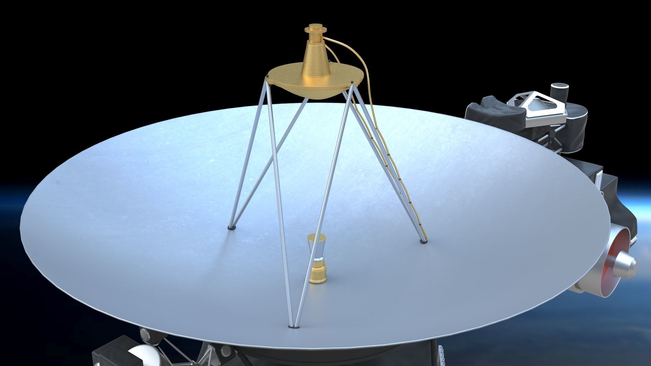 Voyager 1 3D model_11