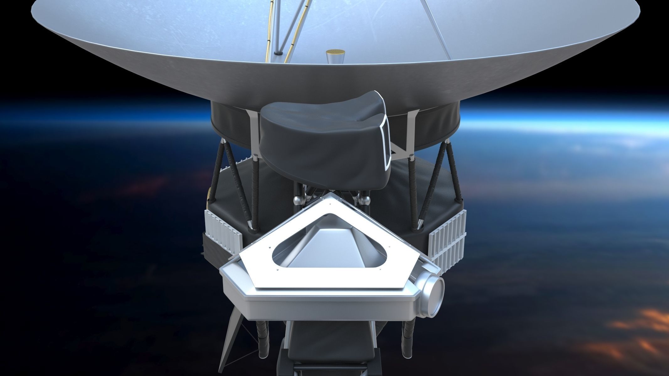 Voyager 1 3D model_17