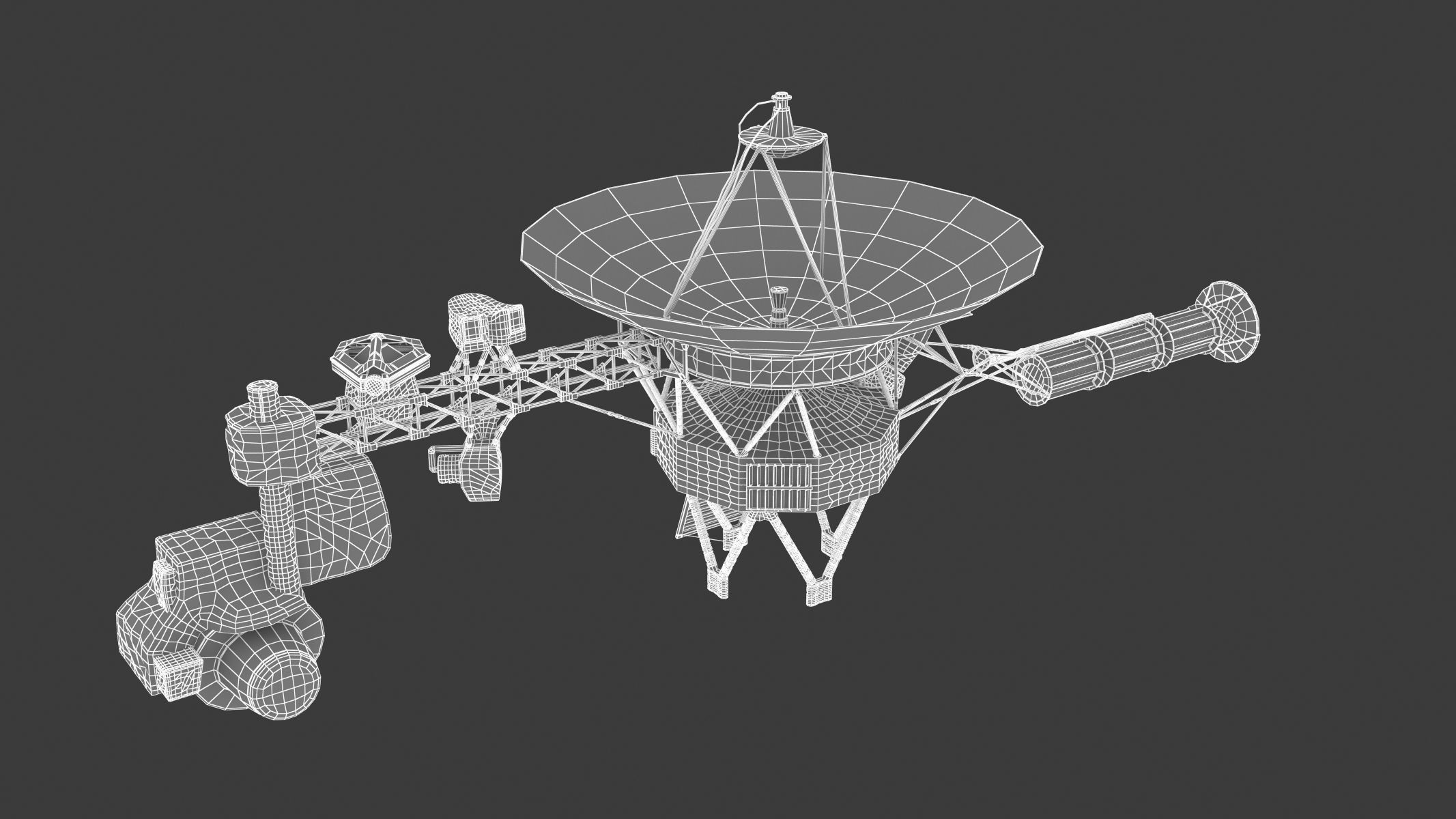 Voyager 1 3D model_26