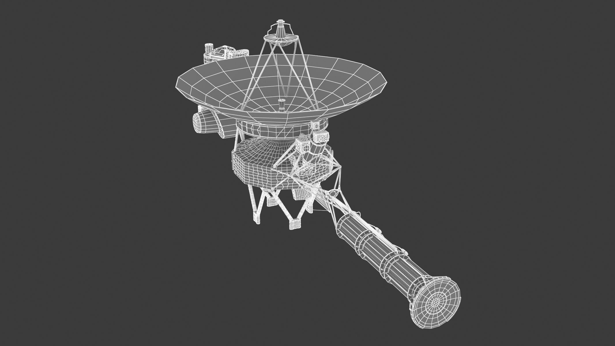 Voyager 1 3D model_23