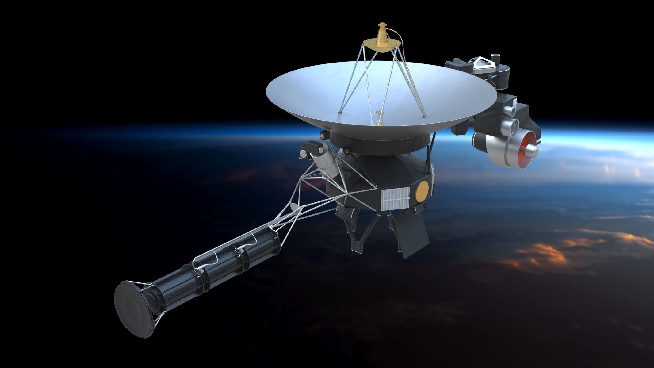 Voyager 1 3D model_1
