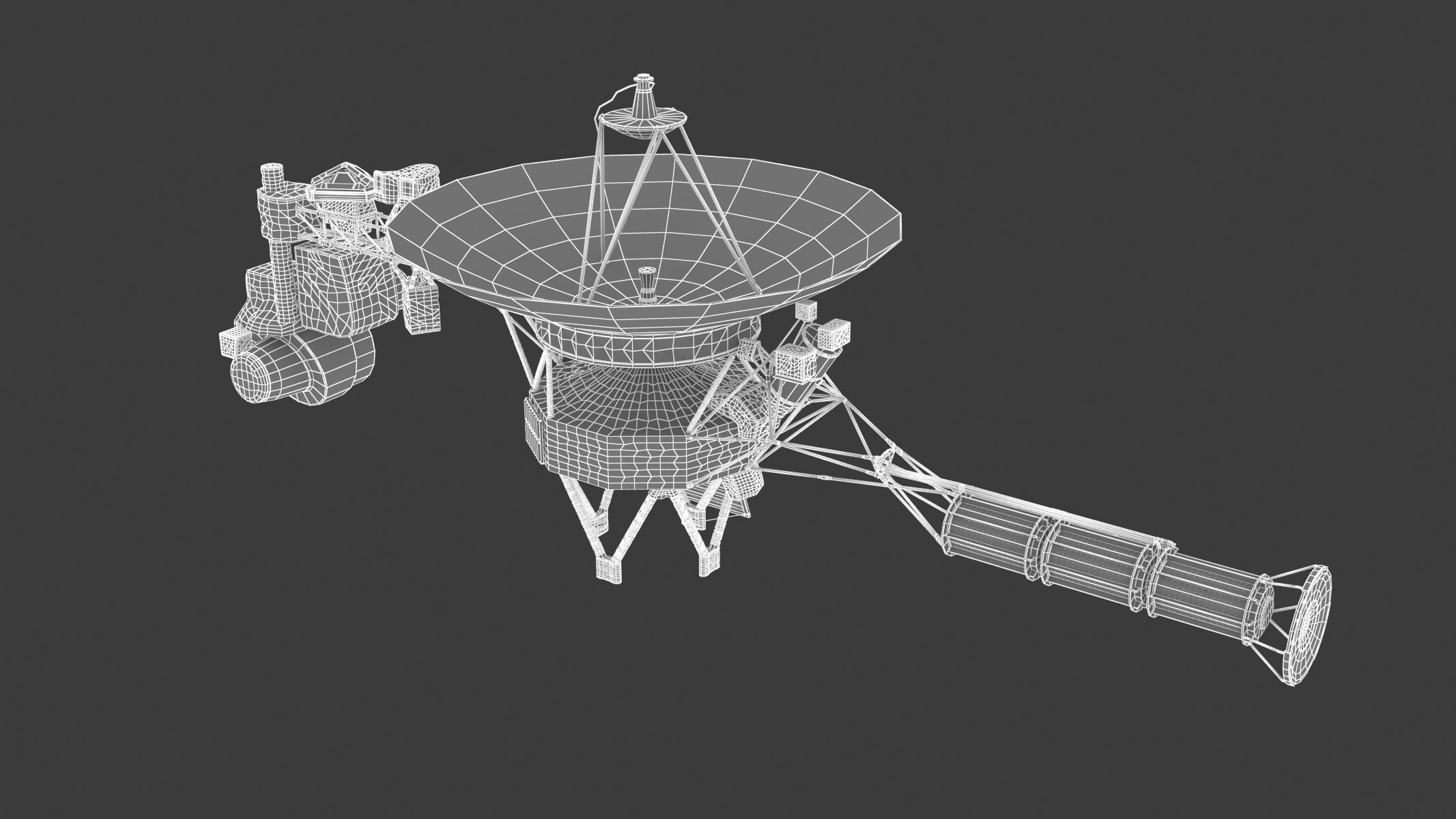 Voyager 1 3D model_24