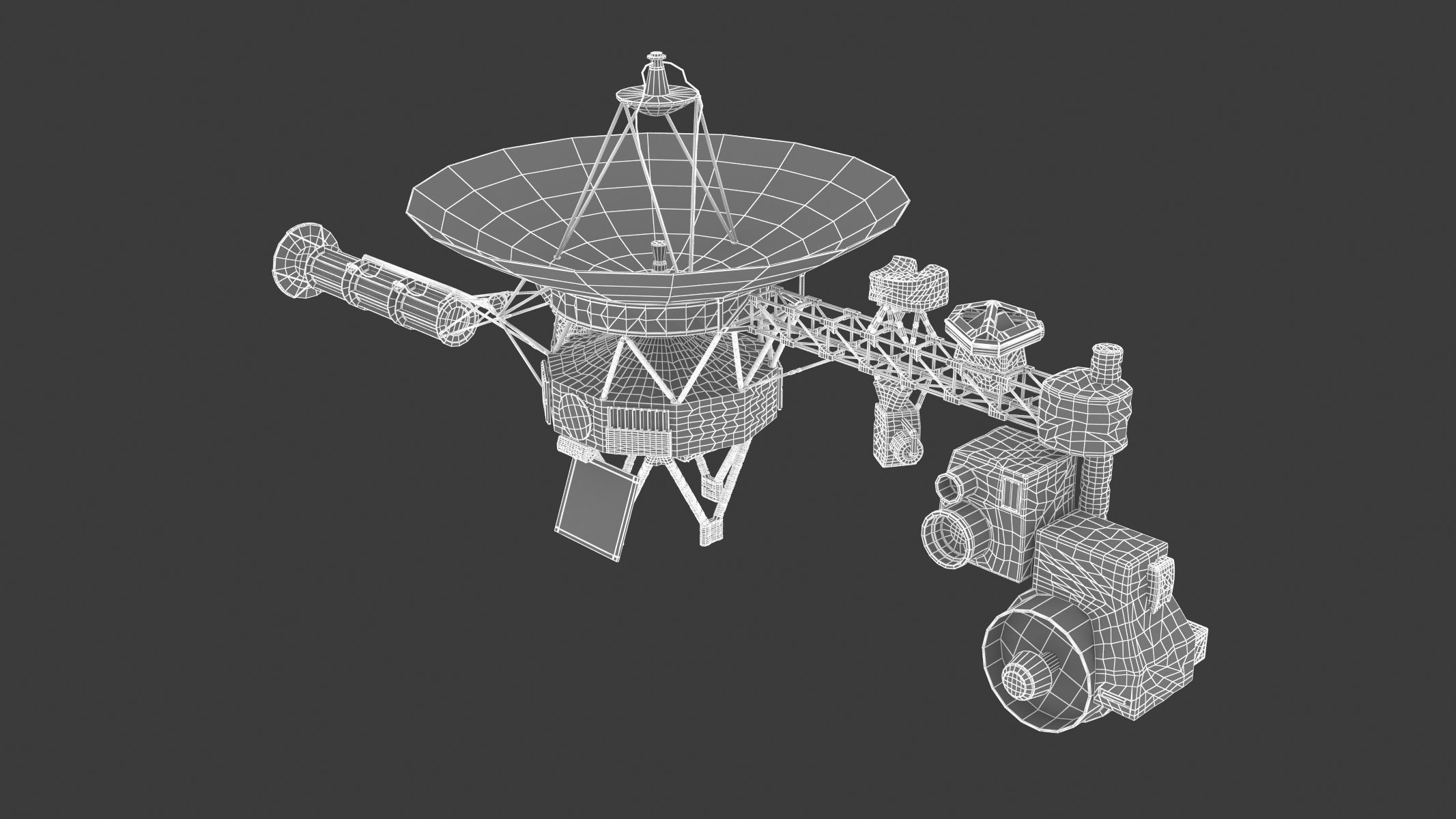 Voyager 1 3D model_28
