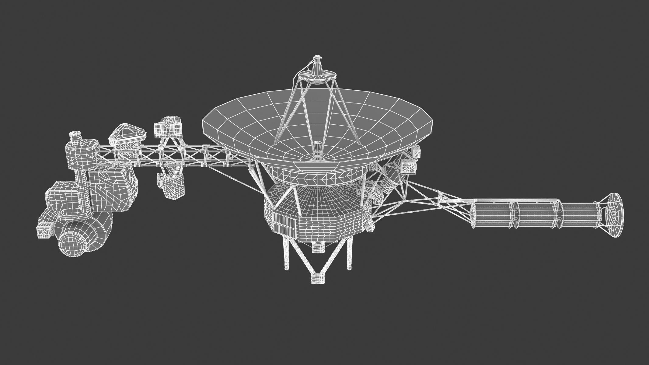 Voyager 1 3D model_25
