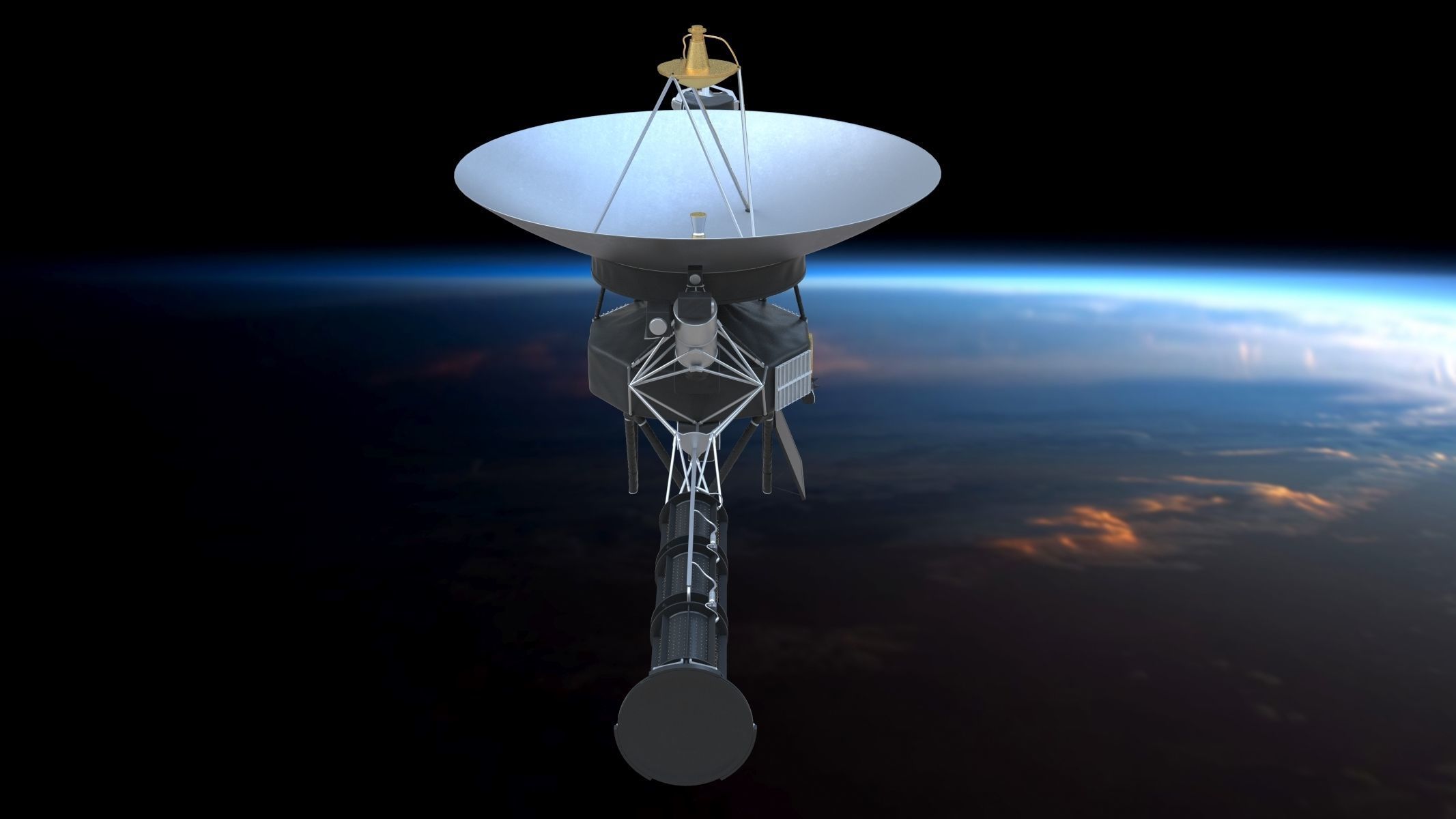 Voyager 1 3D model_2