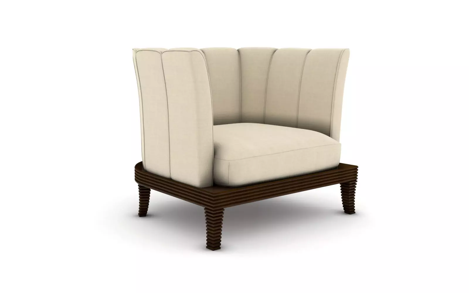 Modern Arm Chair 01 3D model_0