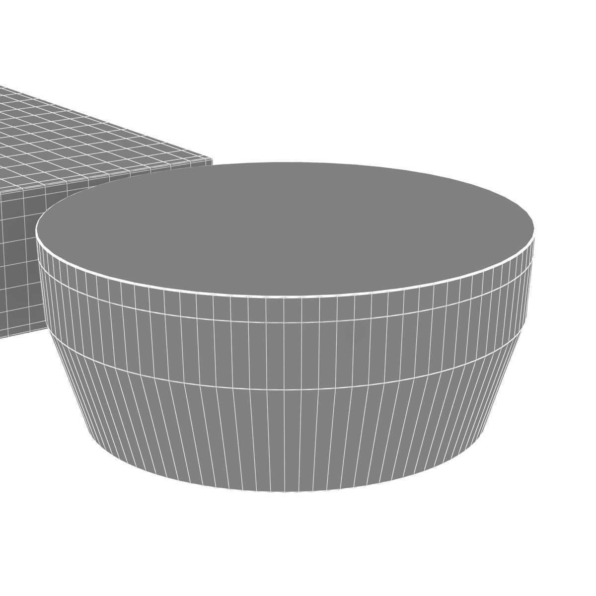 Three tables collection 3D model_20