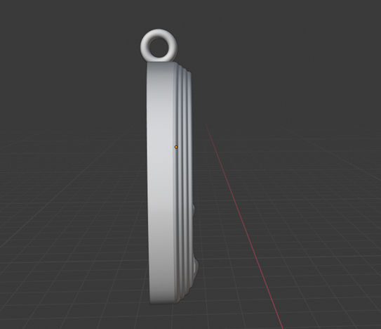 Crescent Pendant Moon Collection 1 3D print model_3