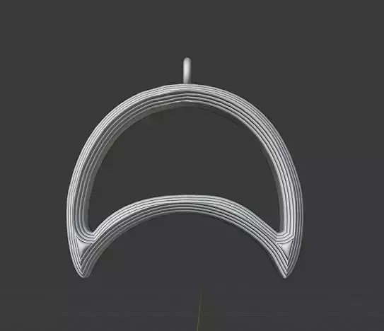 Crescent Pendant Moon Collection 1 3D print model