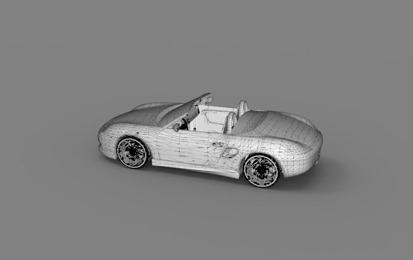 2003 Porsche Boxster 3D model_28