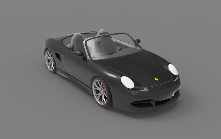 2003 Porsche Boxster 3D model_15