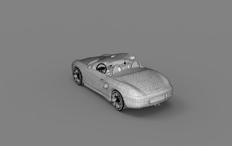 2003 Porsche Boxster 3D model_29