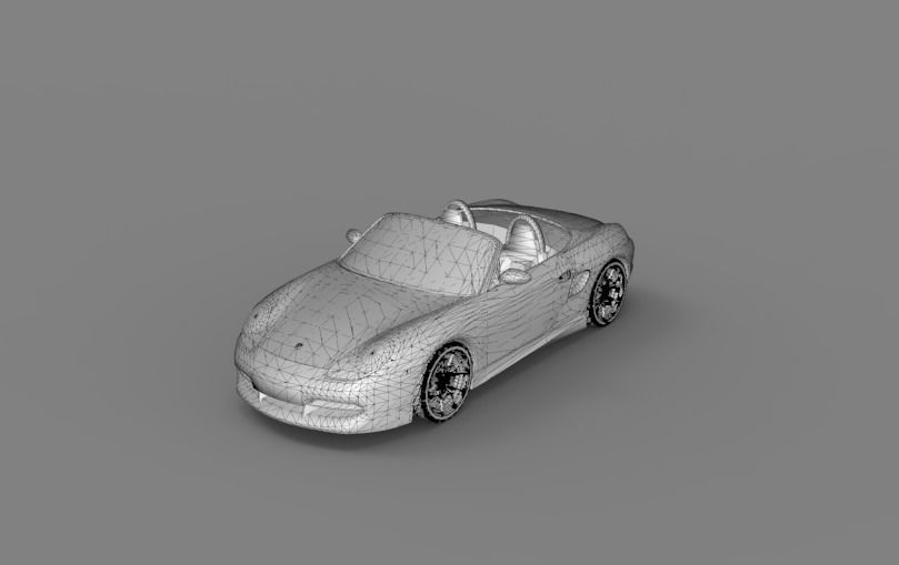2003 Porsche Boxster 3D model_11