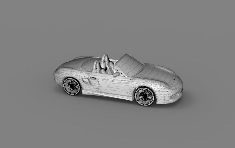 2003 Porsche Boxster 3D model_21
