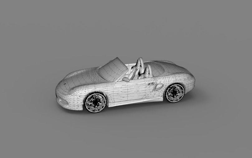 2003 Porsche Boxster 3D model_27