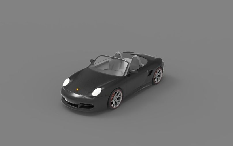 2003 Porsche Boxster 3D model_20