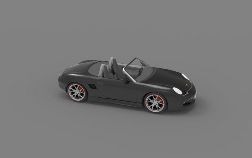2003 Porsche Boxster 3D model_3