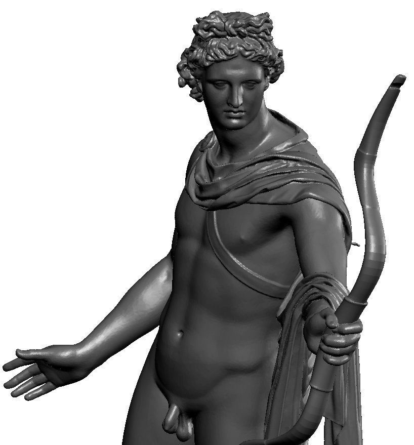 Apollo Belvedere restored 3D print model_4