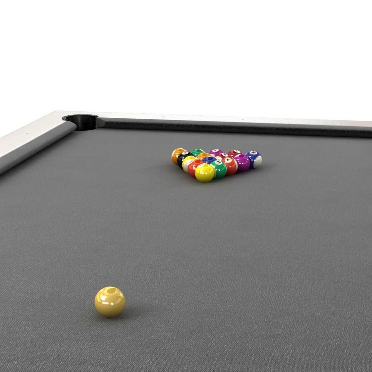 Century Billiards  Custom SoHo Outdoor Pool Table 3D model_4
